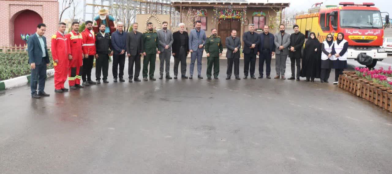 بازدید شهردار،اعضای شورای شهر،نماینده محترم مجلس،فرماندارو فرمانده محترم سپاه ساوجبلاغ از ایستگاه خدمات سفر های نوروزی هشتگرد