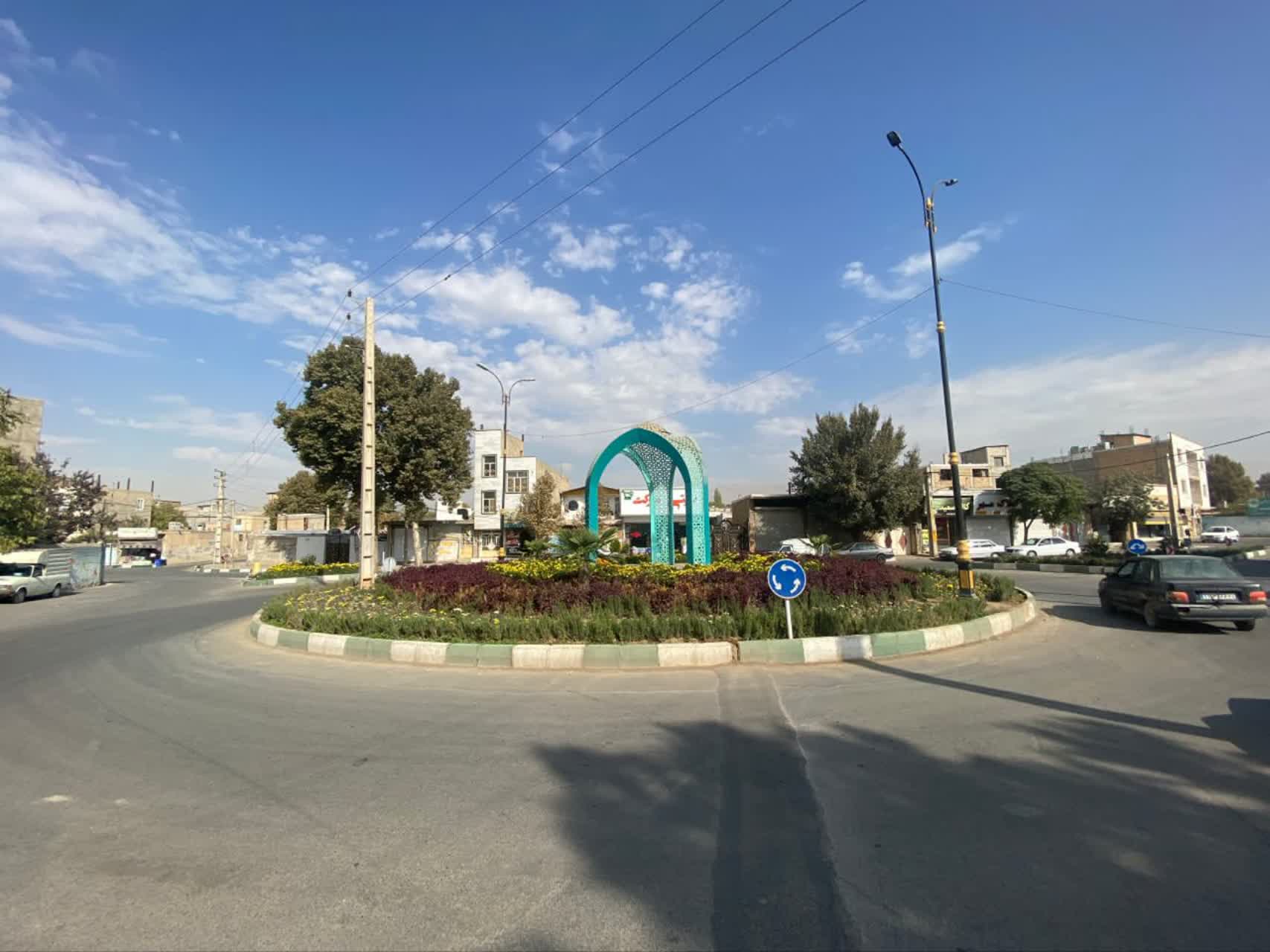 ساماندهی و بهسازی میدان نماز شهرک ینگی امام