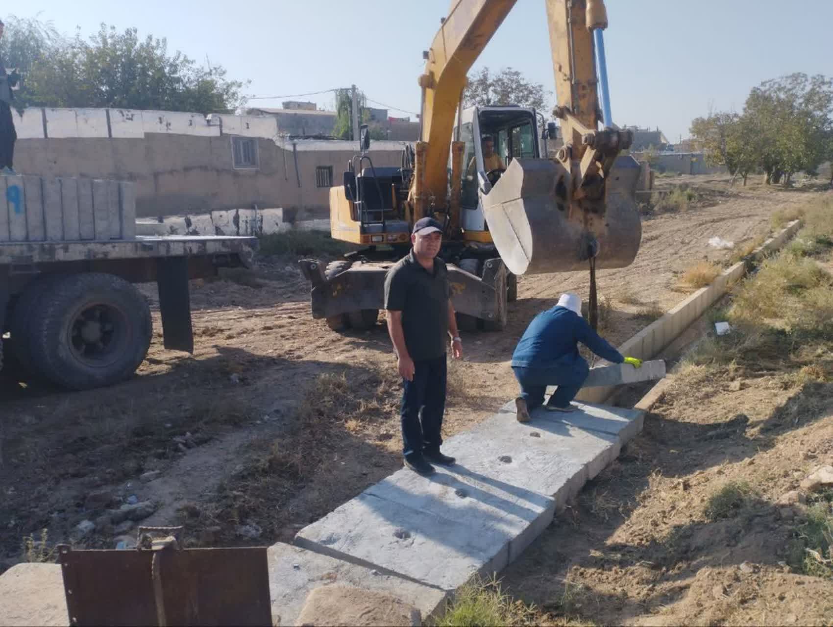 پروژه دالگذاری انتهای محله سبز علیآباد هشتگرد به اتمام رسید