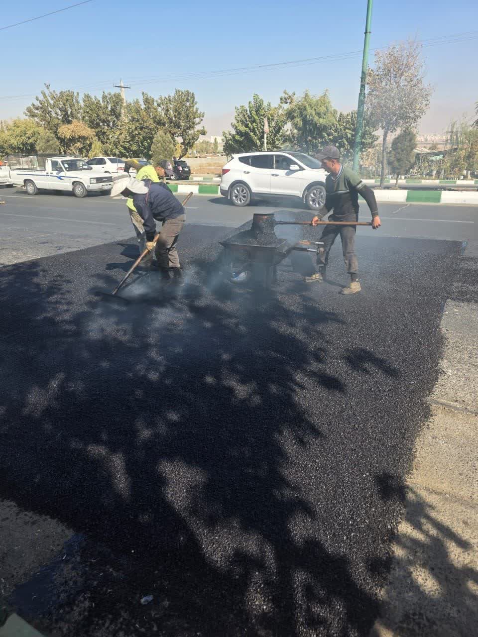 نصب سرعت کاه در بلوار امام رضا(ع)