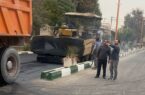عملیات روکش آسفالت خیابان طالقانی شهرک ینگی امام انجام شد