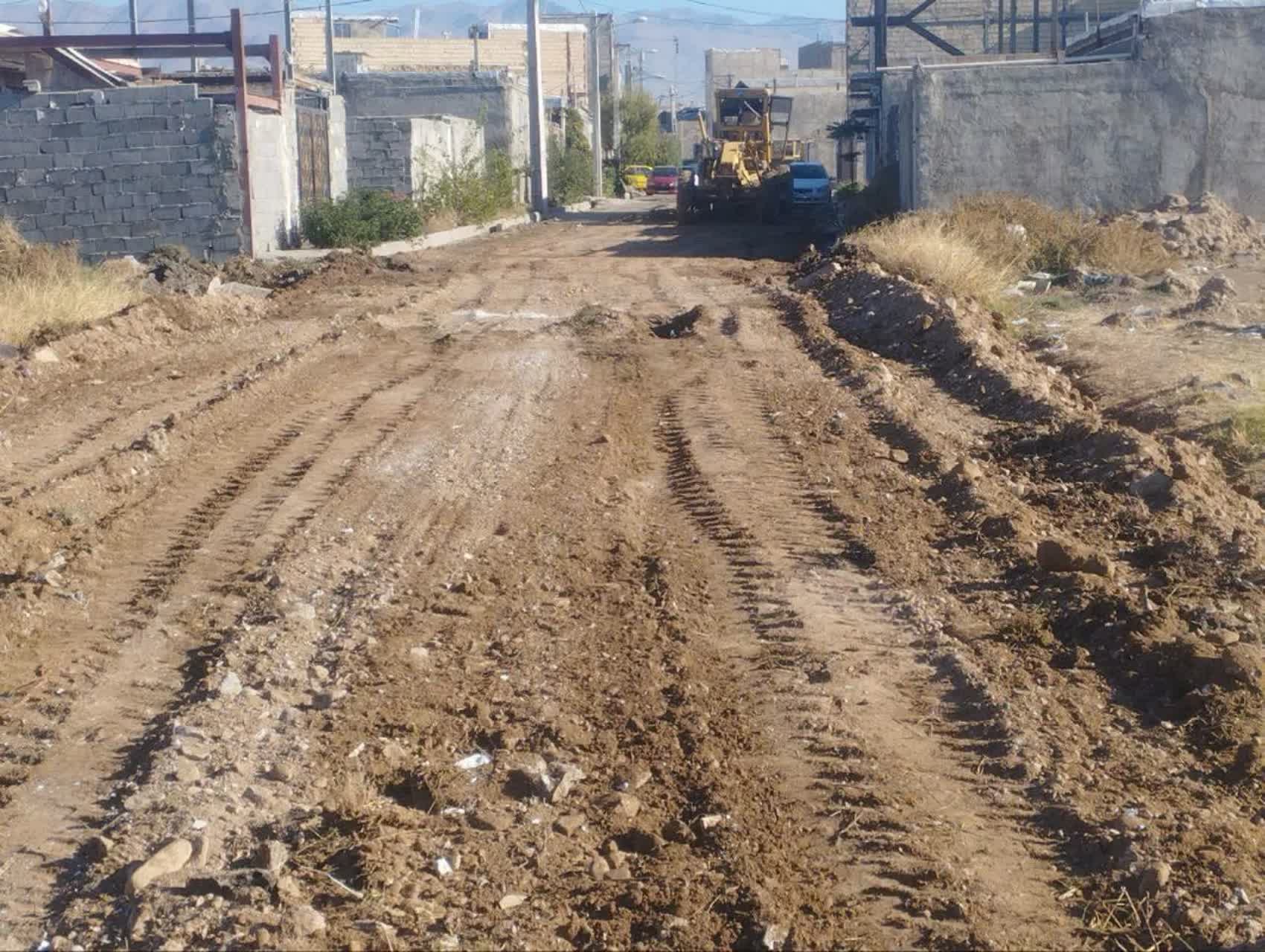 ساماندهی معبر و توسعه زیرساخت در هشتگرد؛ زیرسازی خیابان امید غربی به پایان رسید