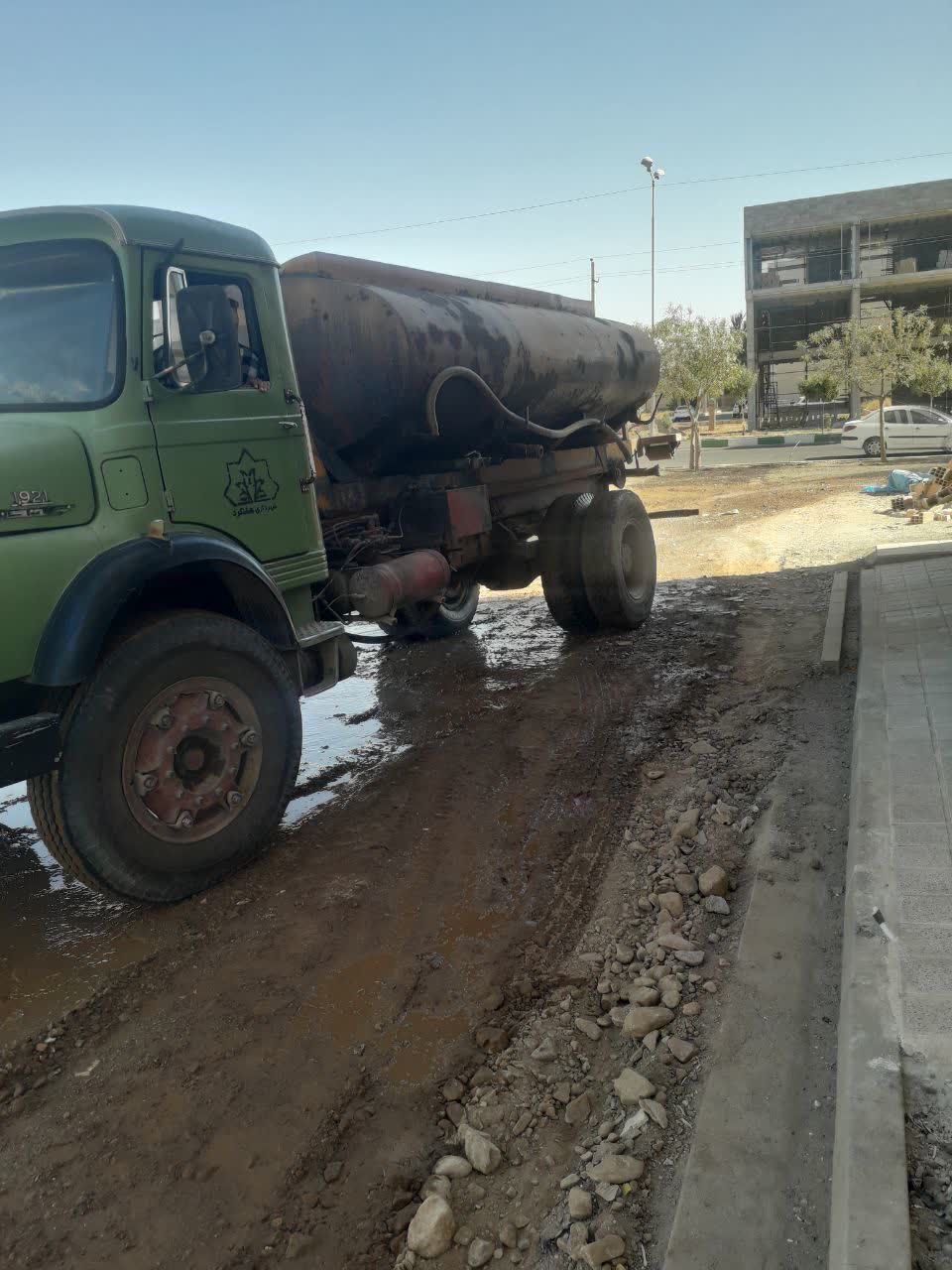 زیرسازی خیابان جدید شهرک کوثر به همت معاونت خدمات شهری انجام شد