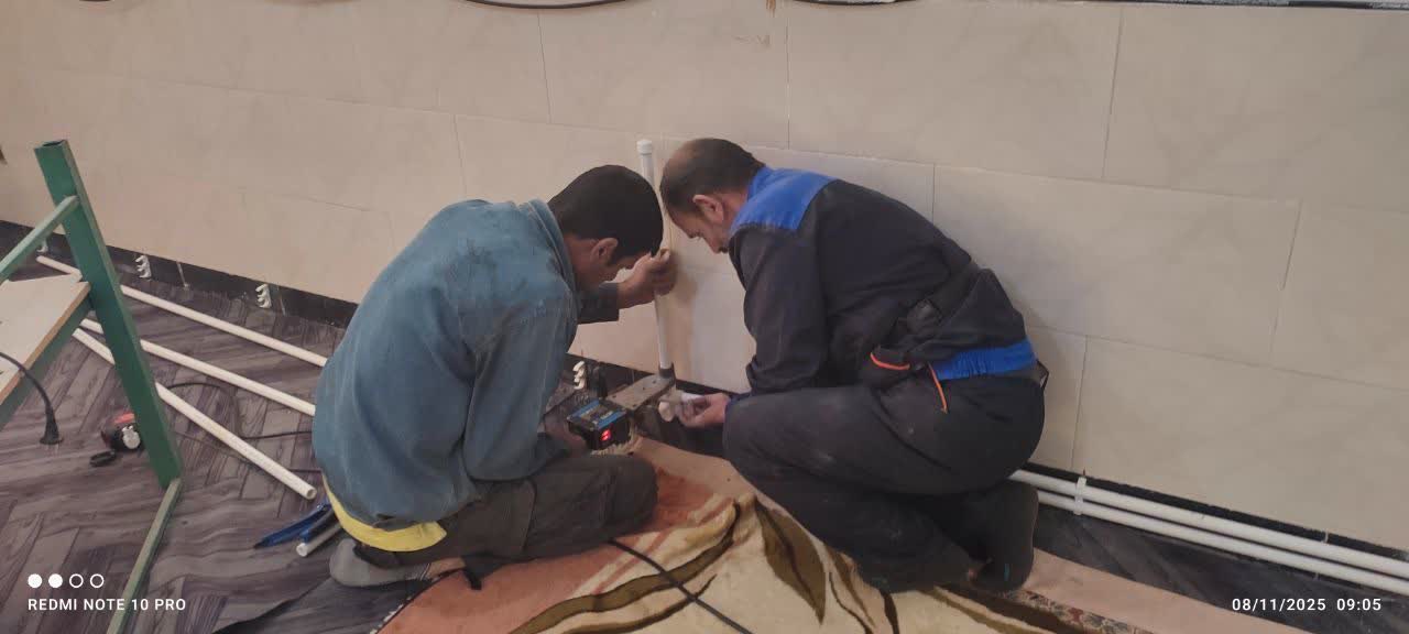 گرمخانه شهرداری هشتگرد شروع به کار کرد